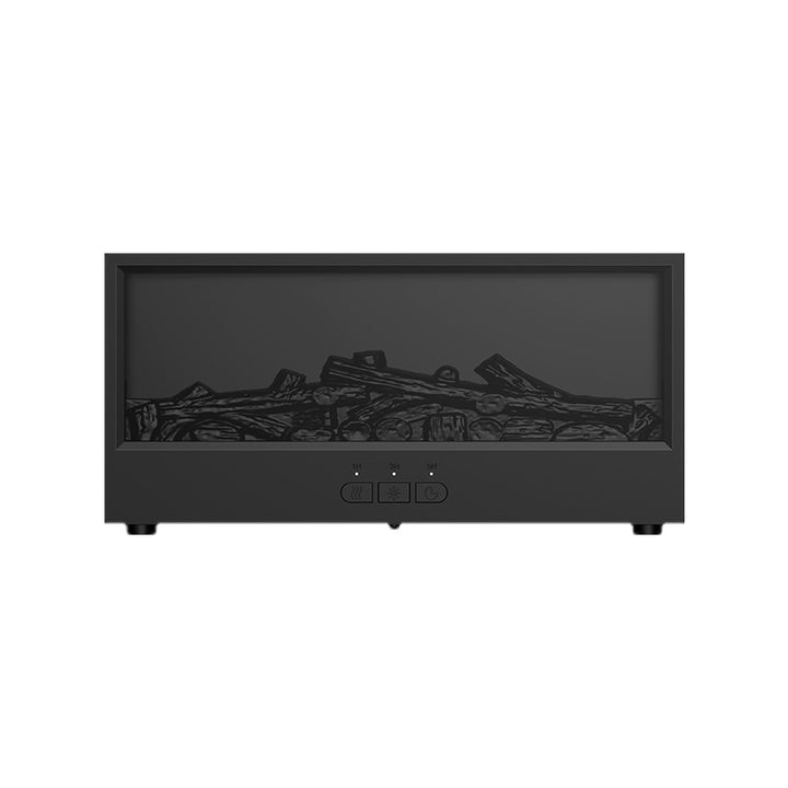 3D Fireplace Flame Aroma Diffuser with Remote and Oil Options