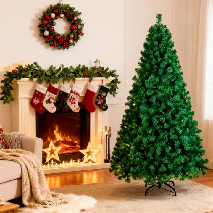 Full green 6 ft artificial Christmas tree