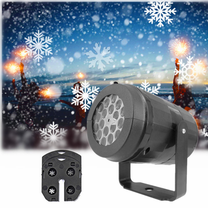 Christmas snowflake projector light