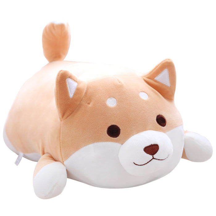Heat Grove Chubby Shiba Inu Dog Plush Pillow, Super Soft