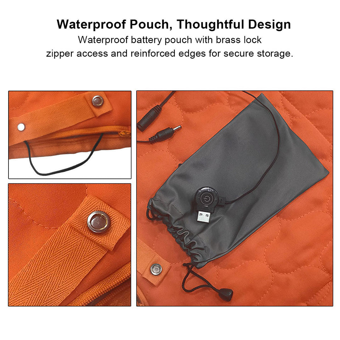 Heated Yoga Pad - 5-Zone Rapid Heat, USB Powered, Camping &amp; Home Use