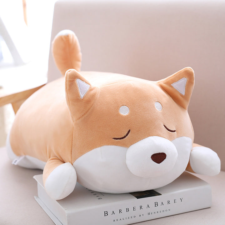Chubby Shiba Inu plush pillow