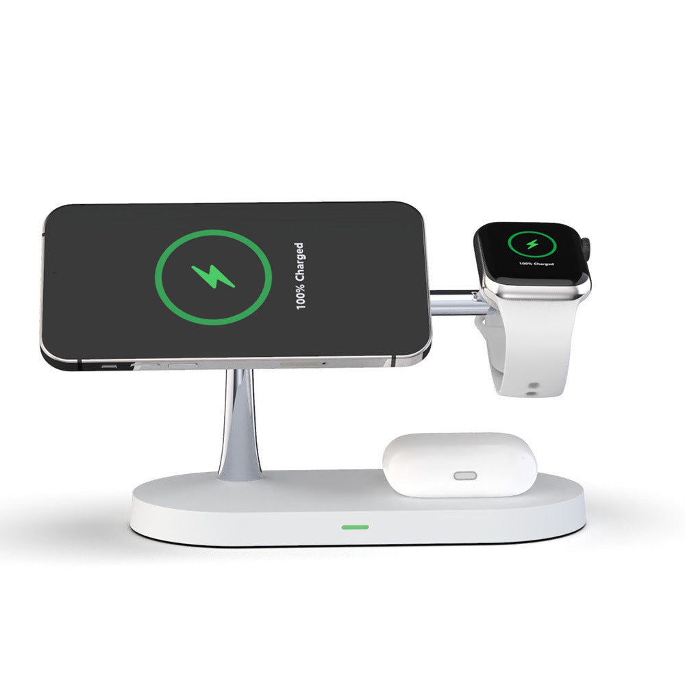 5-in-1 magnetic wireless charging stand with phone