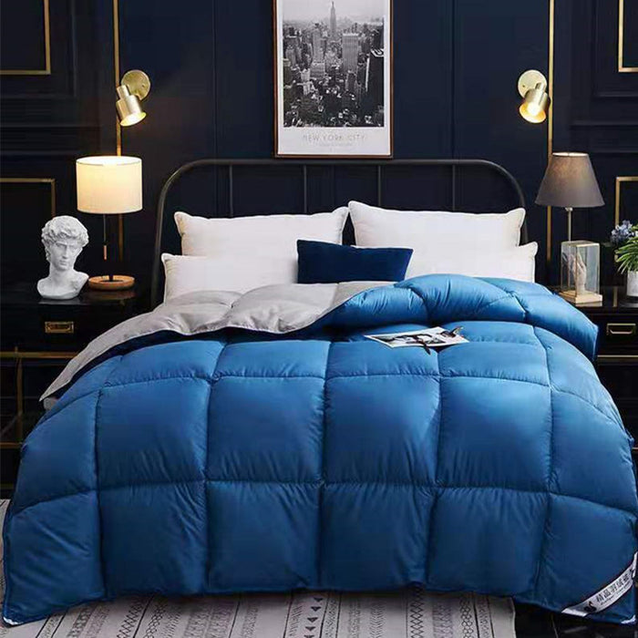 Heat Grove Box-Quilted Winter Comforter with Two-Tone Finish