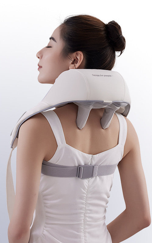 Neck and shoulder massager shawl