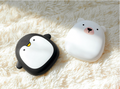 Cartoon Penguin and Polar Bear Hand Warmer, USB Rechargeable