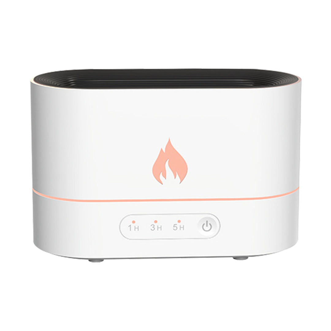 Square Flame Aroma Diffuser for Bedrooms, Quiet USB Humidifier