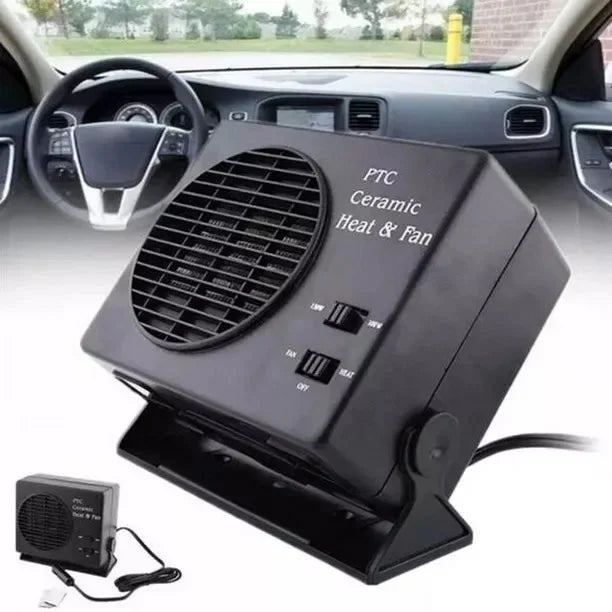 Heat Grove™ Ceramic Car Fan Heater 150W/300W with Thermostat