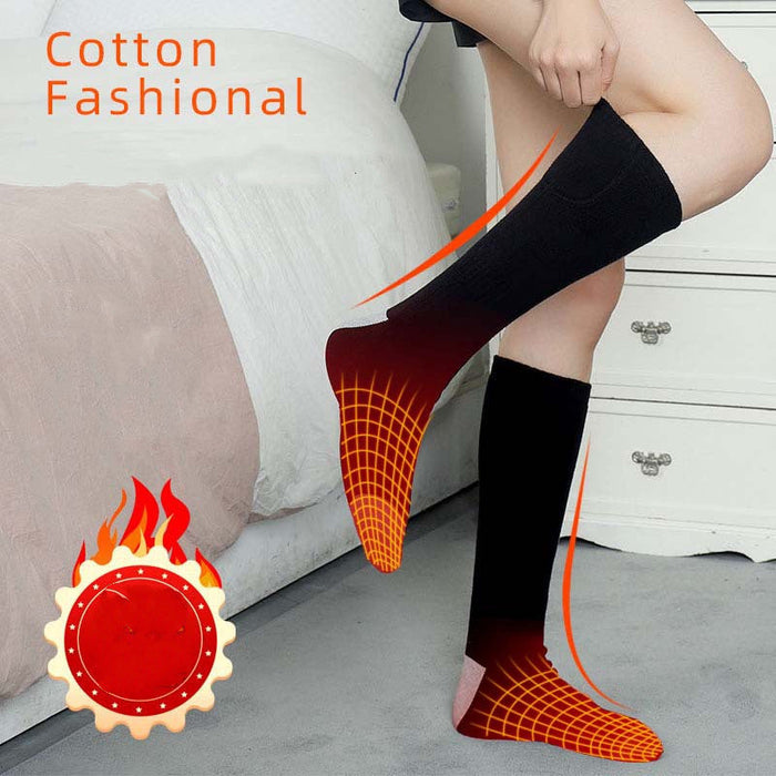 Heat Grove™ USB Rechargeable Heated Socks with Water-Resistant Design