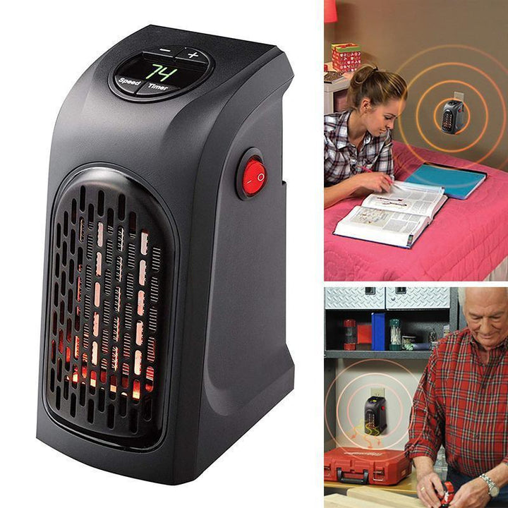 Heat Grove™ Plug-In Ceramic Heater with Thermostat &amp; Auto-Off