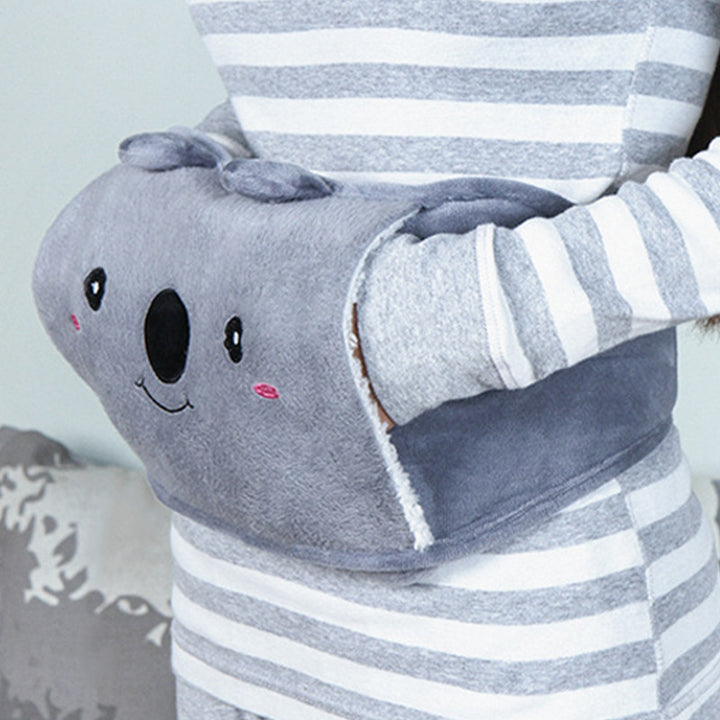 Plush Waist Hot Water Bottle Belt, 1000 mL Belly Warmer
