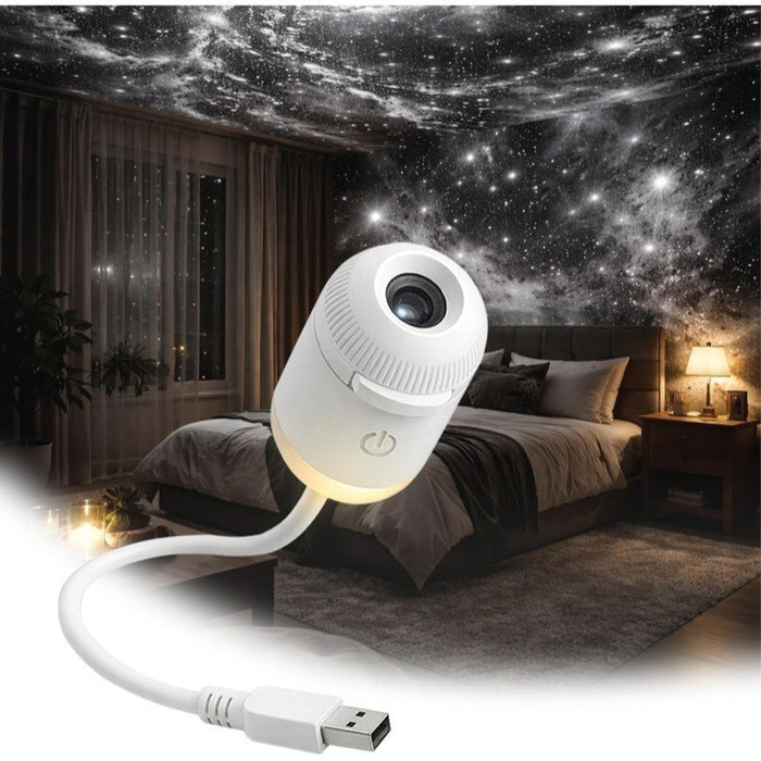 Heat Grove Star Projector Night Light – USB Powered with Touch Control