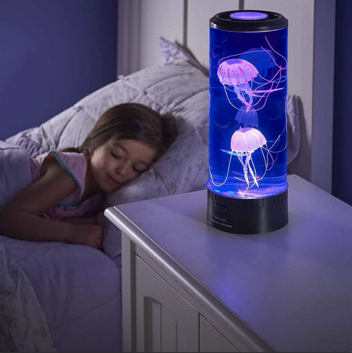 Heat Grove Jellyfish Aquarium Night Lamp with Color-Changing LED