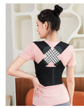 Unisex posture corrector brace with straps