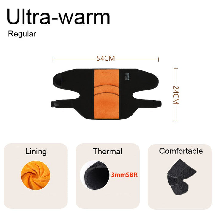 Thermal Knee Warmers with Fleece Lining, 3 Layers – Heat Grove