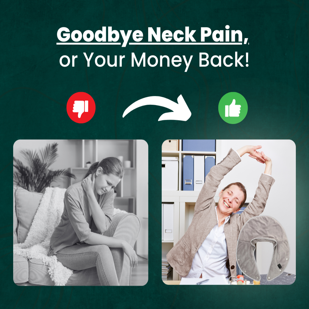 USB Heated Neck Wrap with Massage &amp; 3 Heat Settings – Heat Grove