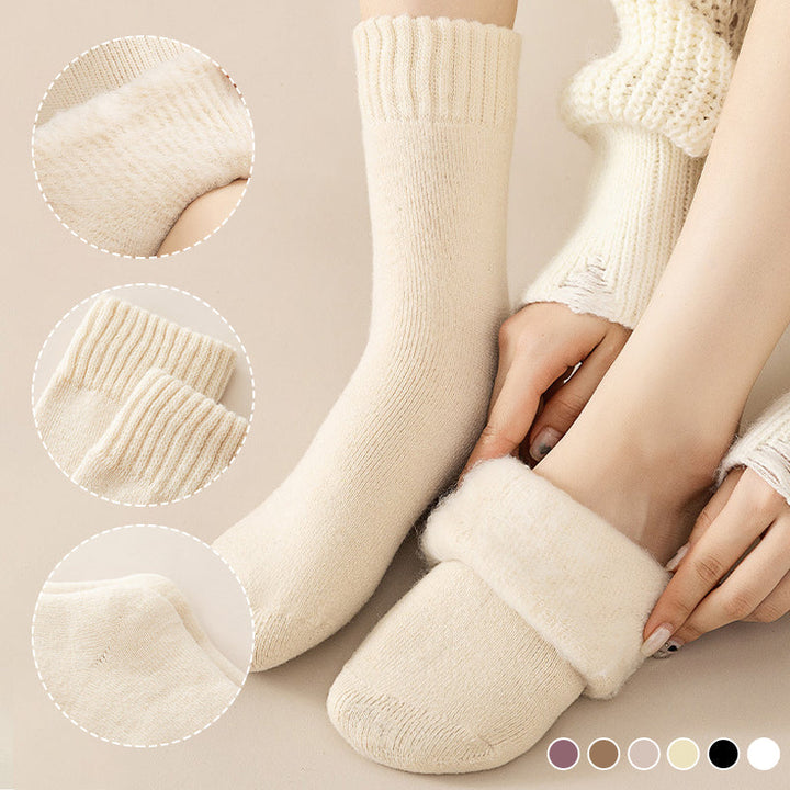 Unisex Thermal Socks | Self-Heating Fleece Lining | Moisture-Wicking | 3-Pair Set