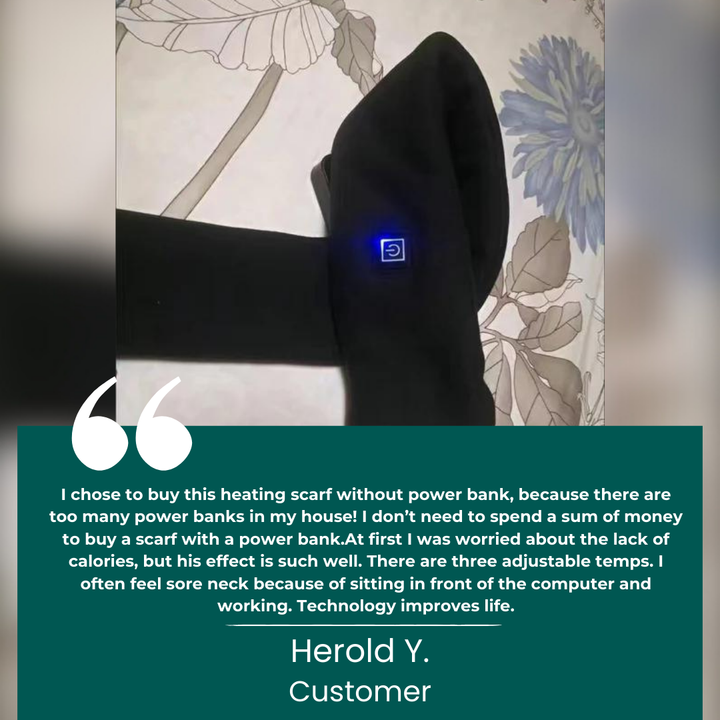 WarmFlex Heated Wrap for Neck | Heated Scarf for UK Winters