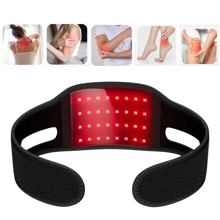 Heat Grove™ Heated Red Light Neck Wrap with 24 LEDs and Timer