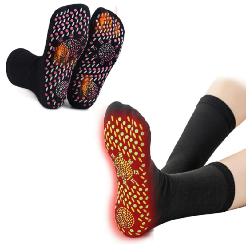 Tourmaline Acupressure Self-Heating Fitness Socks