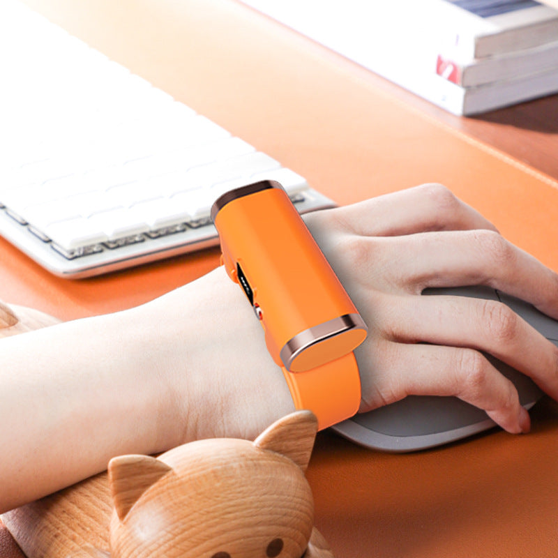 Wrist hand warmer with digital display