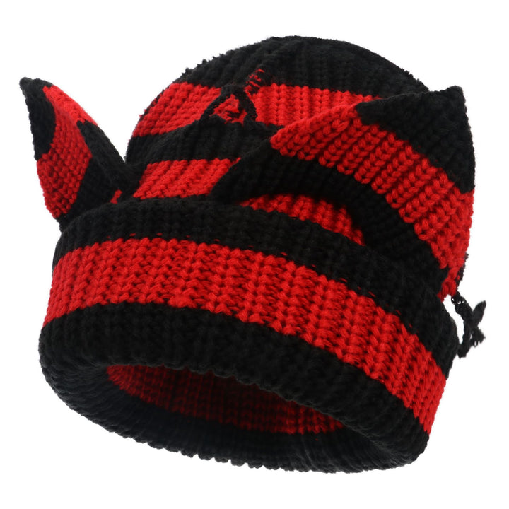 Chunky knit cat ear beanie