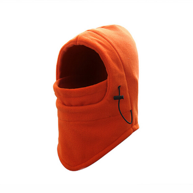 Heat Grove 3-in-1 Fleece Balaclava Hat with Drawstring