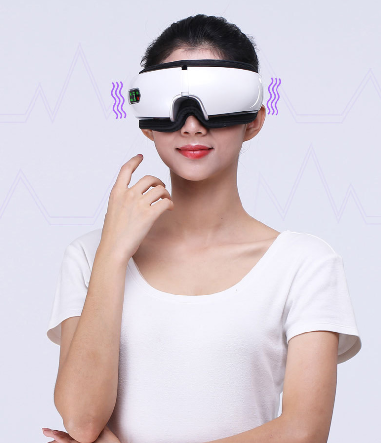 Pearl white smart eye massager