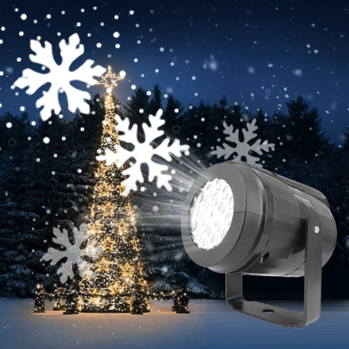 Christmas snowflake projector light