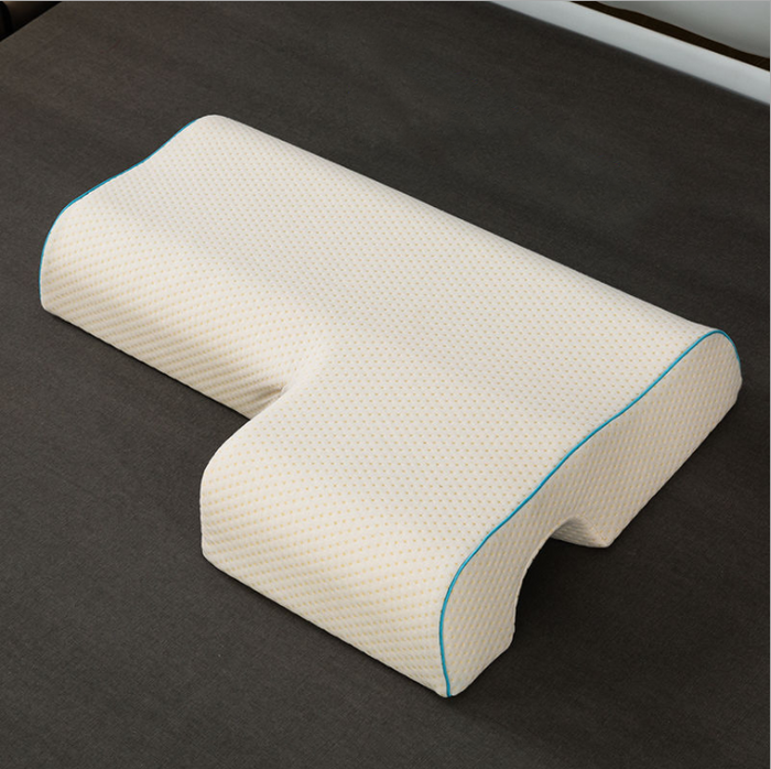 Heat Grove Arched Couples Memory Foam Pillow with Arm Tunnel