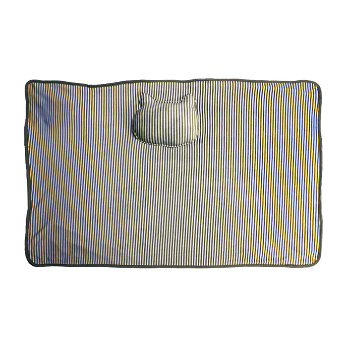 Heat Grove Plush USB heated lap blanket with hand pocket