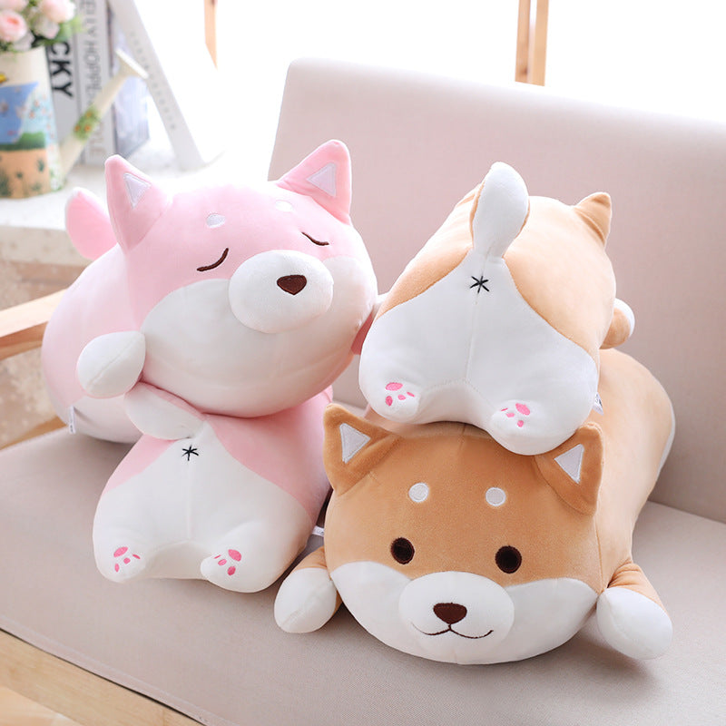Chubby Shiba Inu plush pillow