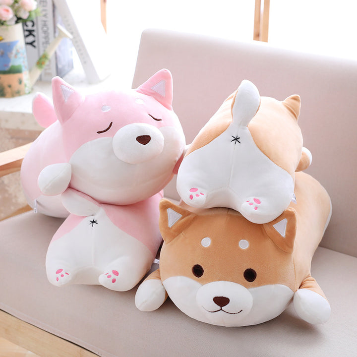 Chubby Shiba Inu plush pillow