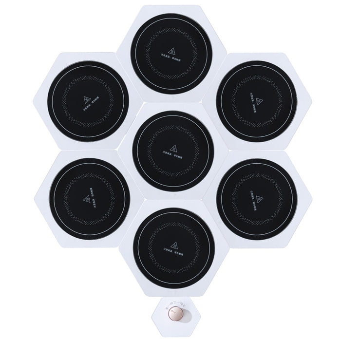 Heat Grove Modular Food Warming Plates, Glass Top, 1 to 7 Panels