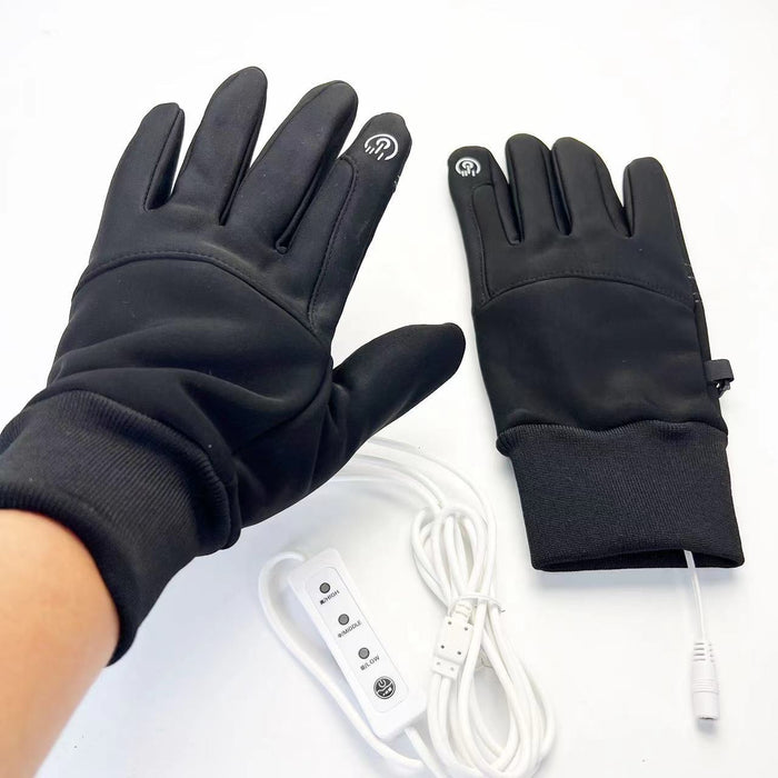Heat Grove USB Heated Gloves with Touchscreen and 3 Heat Levels