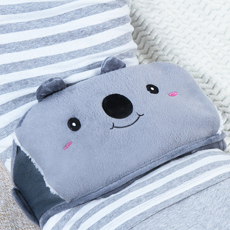 Plush Waist Hot Water Bottle Belt, 1000 mL Belly Warmer