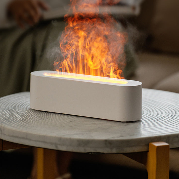 Flame diffuser with 7 colors, optional essential oil sets