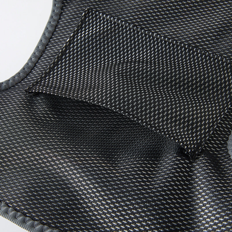 Heated knee wrap with LCD control