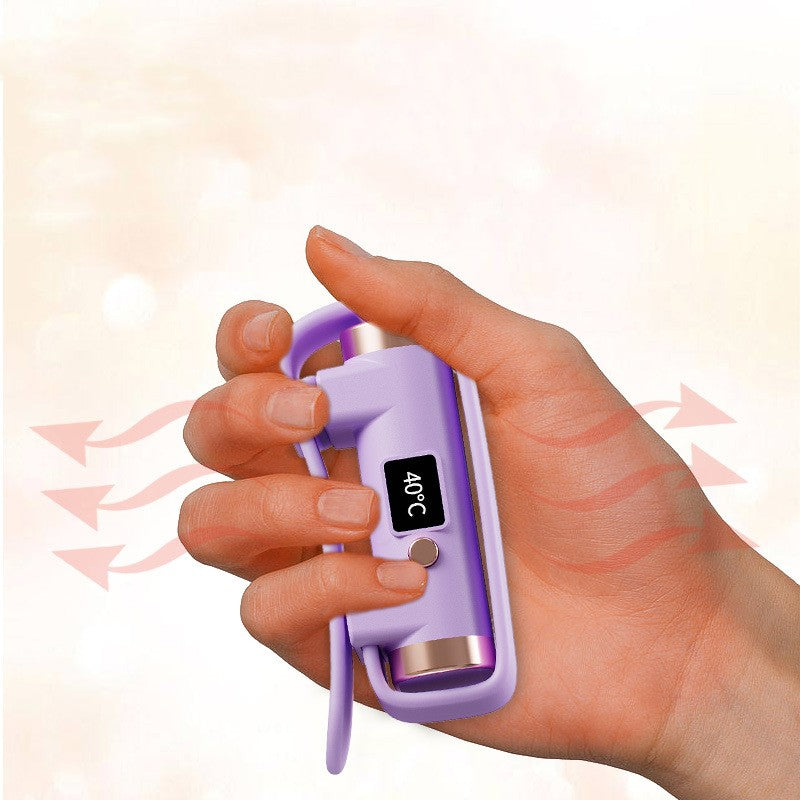 Wrist hand warmer with digital display