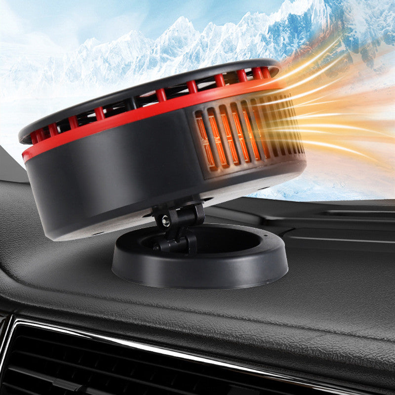 Dashboard car heater with rotating stand