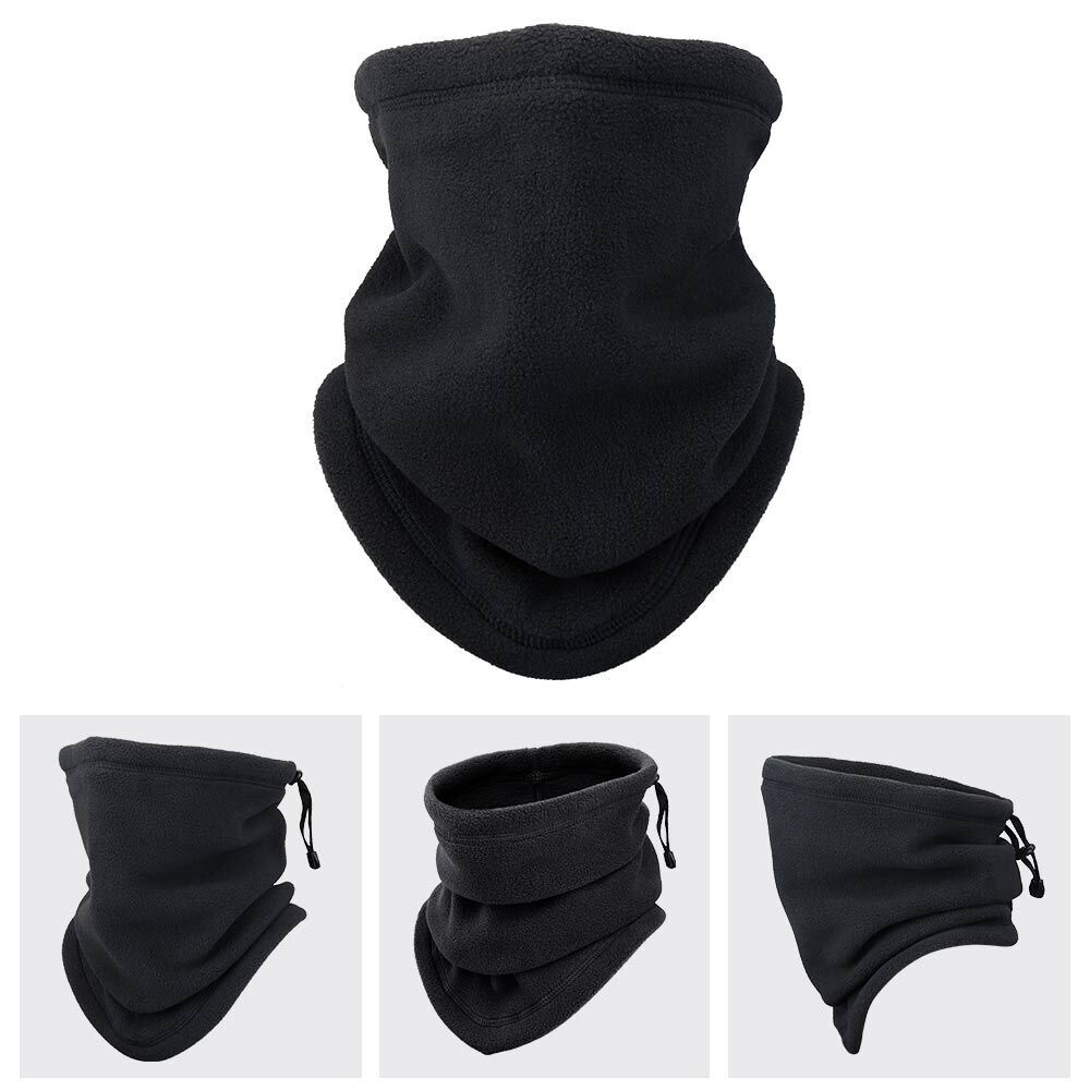 Fleece Neck Gaiter Scarf with Half Face Cover for Winter