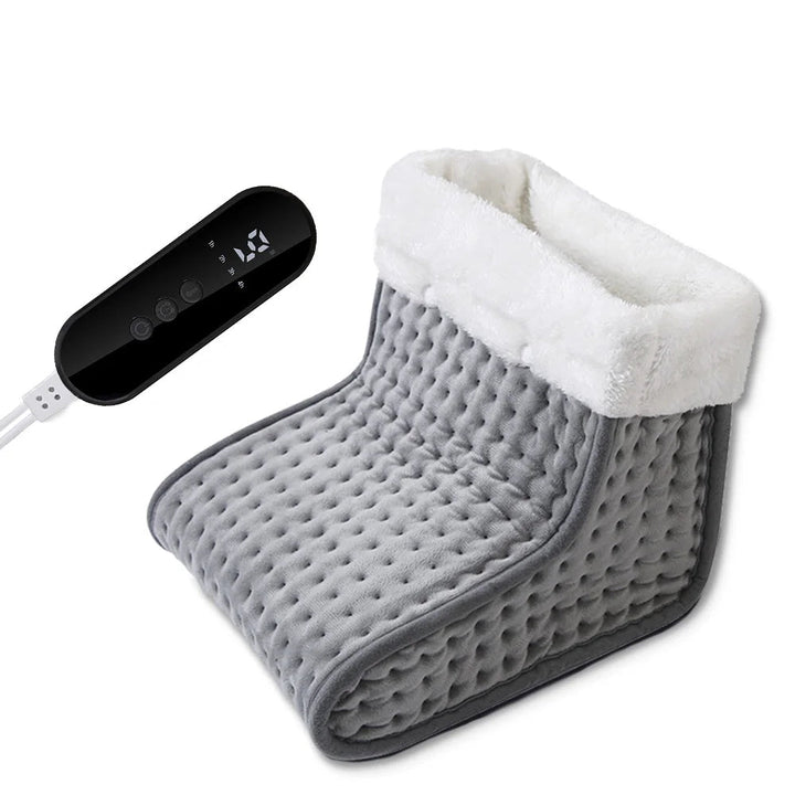 Heat Grove™ Plush Electric Foot Warmer With 9 Heat Settings and Remote