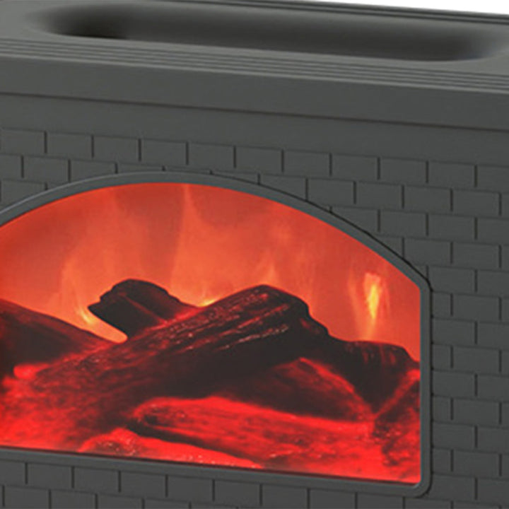 Simulated Fireplace Humidifier with Flame Effect and Oil Diffuser