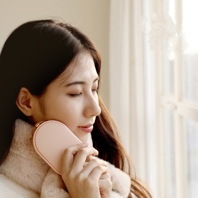 Rechargeable Electric Hand Warmer, Double-Side Pocket Power Bank