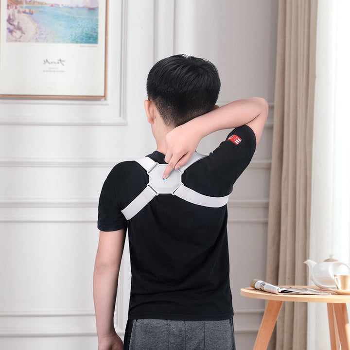 Smart posture trainer with vibration sensor