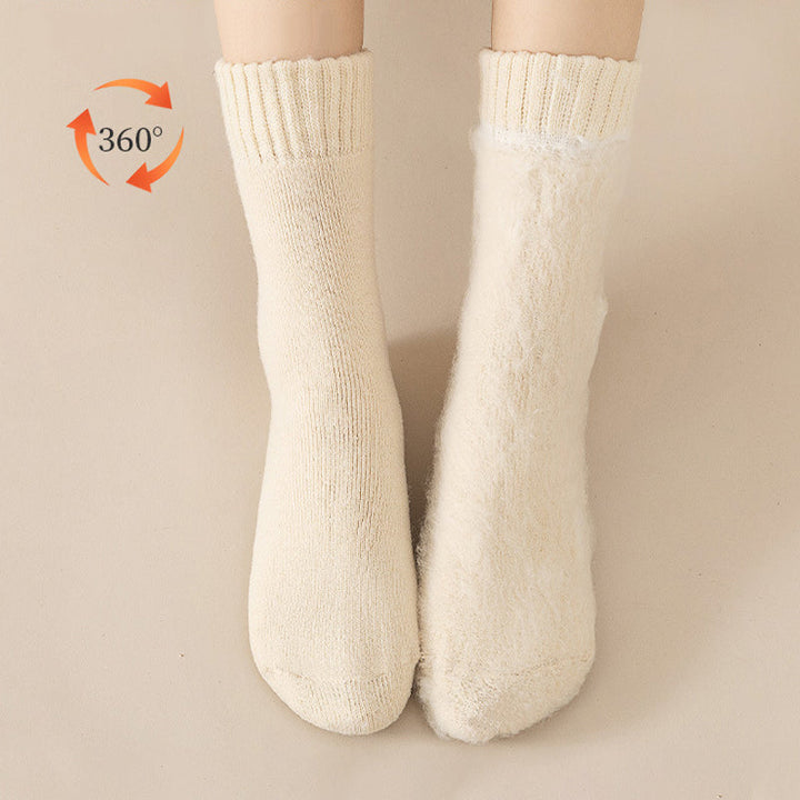 Unisex Thermal Socks | Self-Heating Fleece Lining | Moisture-Wicking | 3-Pair Set