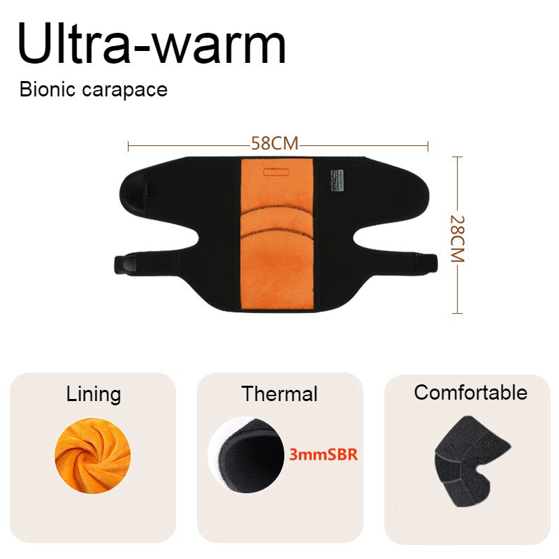 Thermal Knee Warmers with Fleece Lining, 3 Layers – Heat Grove