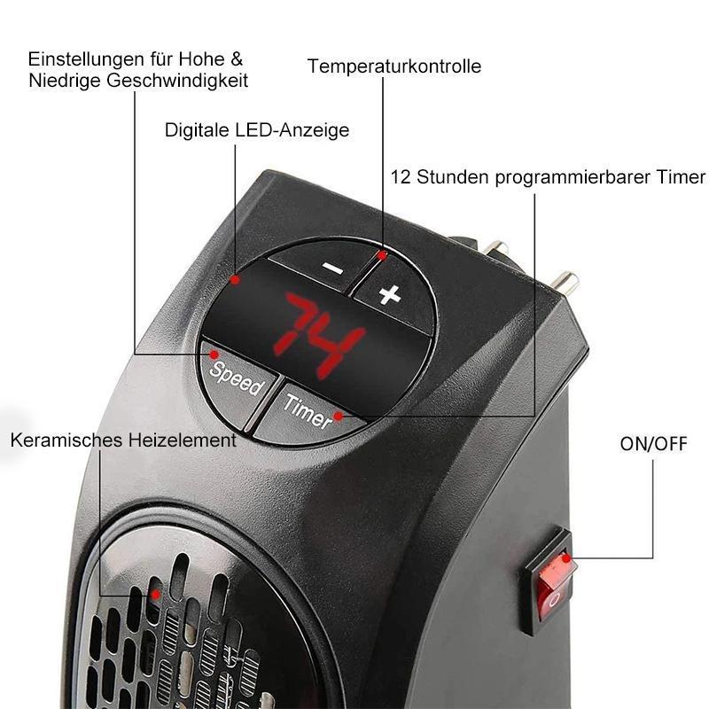 Heat Grove™ Plug-In Ceramic Heater with Thermostat &amp; Auto-Off