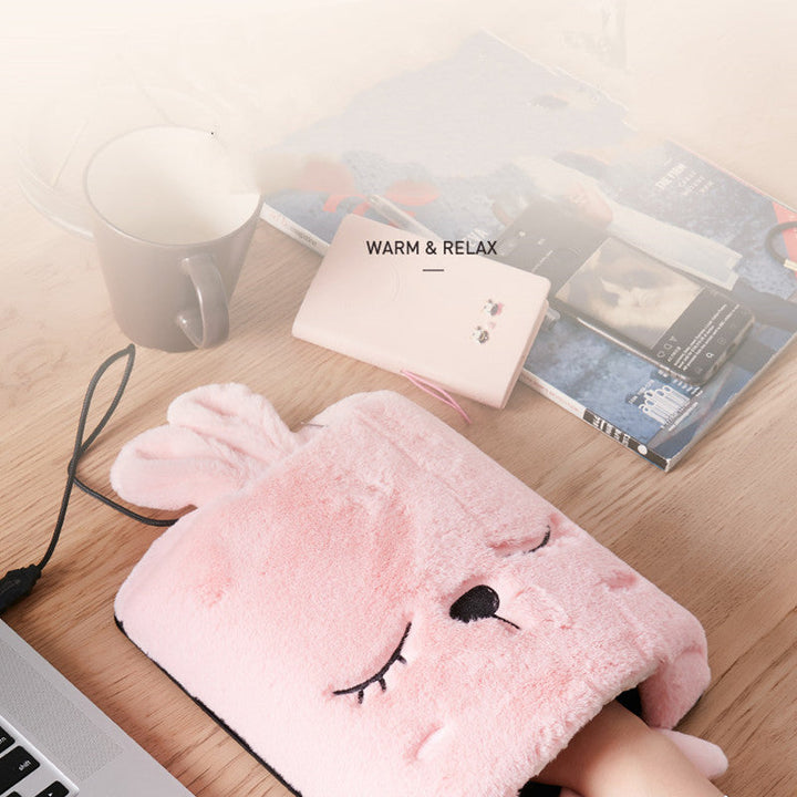 Heat Grove™ Heated Mouse Pad with Hand Warmer Pocket