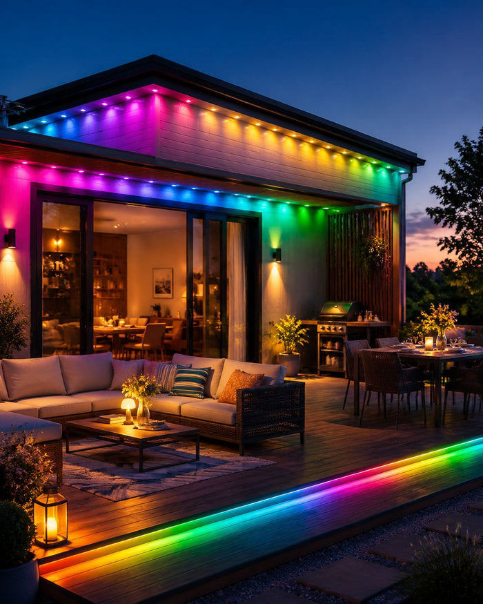 Heat Grove Permanent RGB Eave Lights with App Control, Waterproof